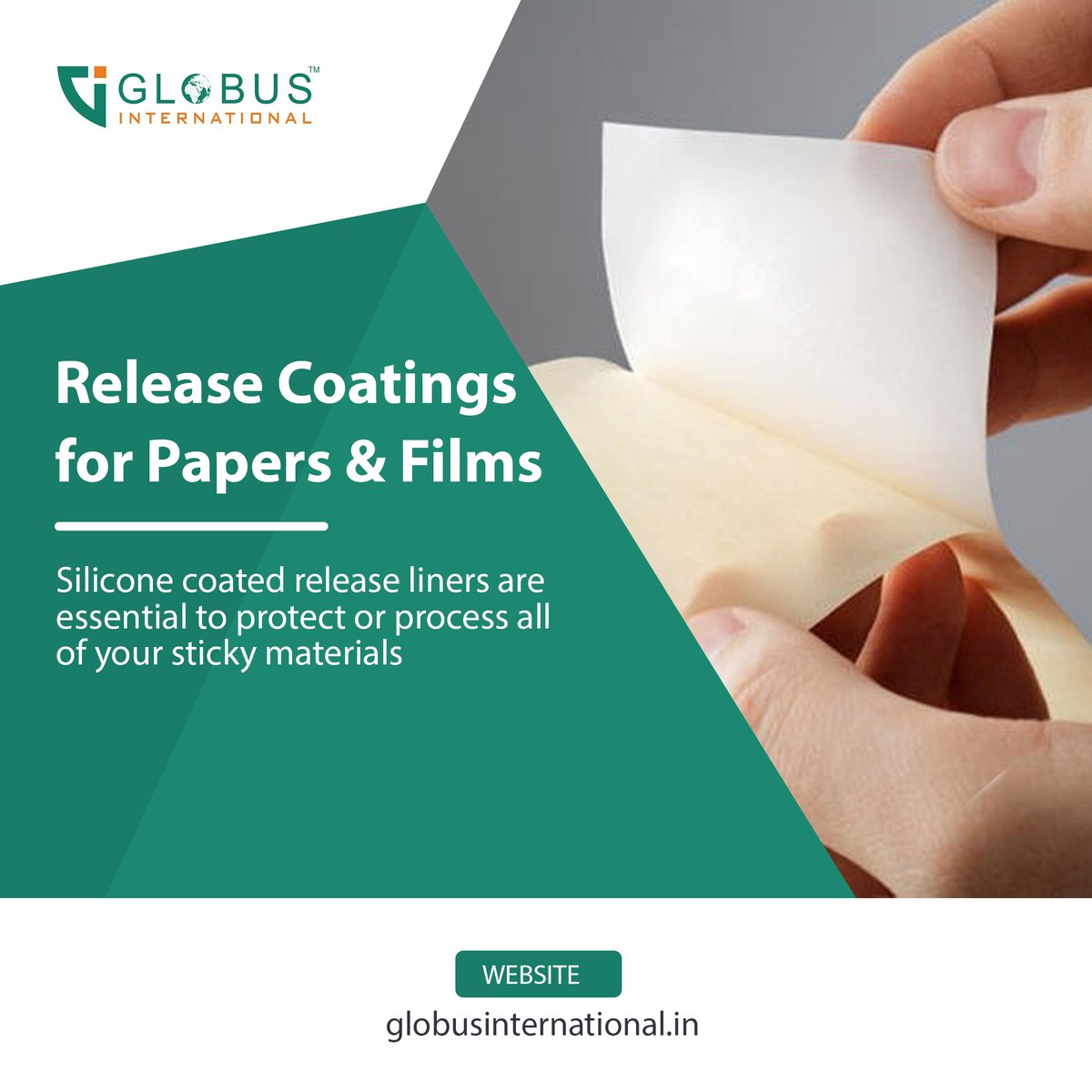 globus_int's tweet photo. We are a reputed organization, engaged in manufacturing and exporting a wide assortment of high quality Silicone Release Paper.

#siliconecoated #globus #manufacturingindustry

 #releaseliners https://t.co/CyF5Y6glm6