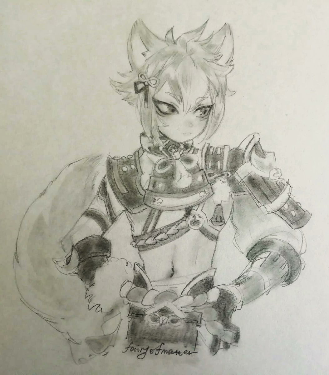 fairyofmatter's tweet photo. Geo Kids, Raiden and something for my bf
#GenshinImpact https://t.co/p7BqT2CCdy