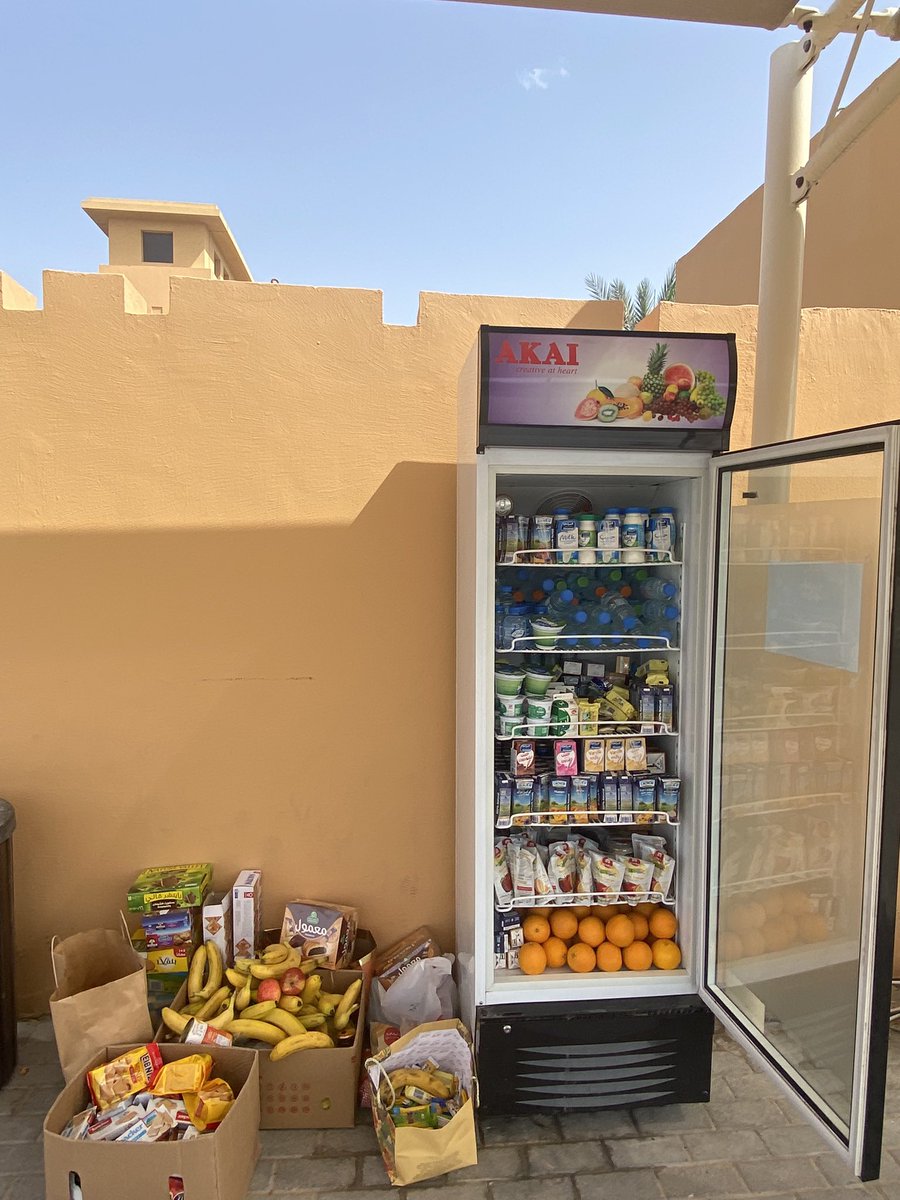 RunEducator's tweet photo. I’m proud to be part of a school community @RISabudhabi and @RIS_primary that is so #kind and #caring 

#Ramadan community fridge program 

#TeamTaaleem https://t.co/82jcOyotND