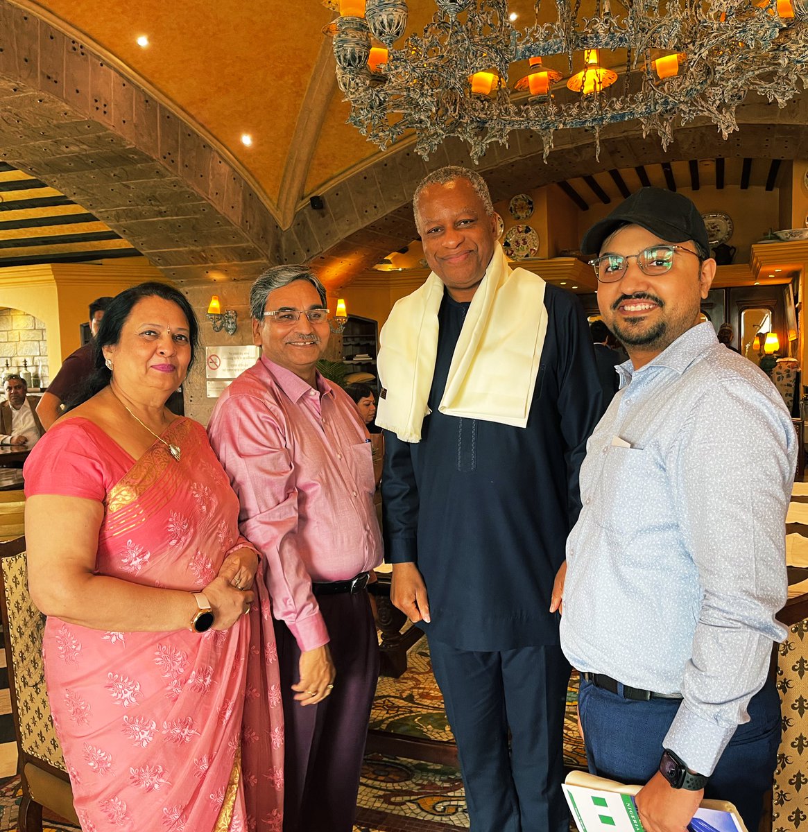 samurysam's tweet photo. Your Excellency @GeoffreyOnyeama it was a great pressure to interact with you during the Nigeria India Business Council Launch. @miunigeria as the first indian university in Africa being established besides FCT Abuja, assures you to offer best skill based education to the masses https://t.co/ylBm2ZkNZ6