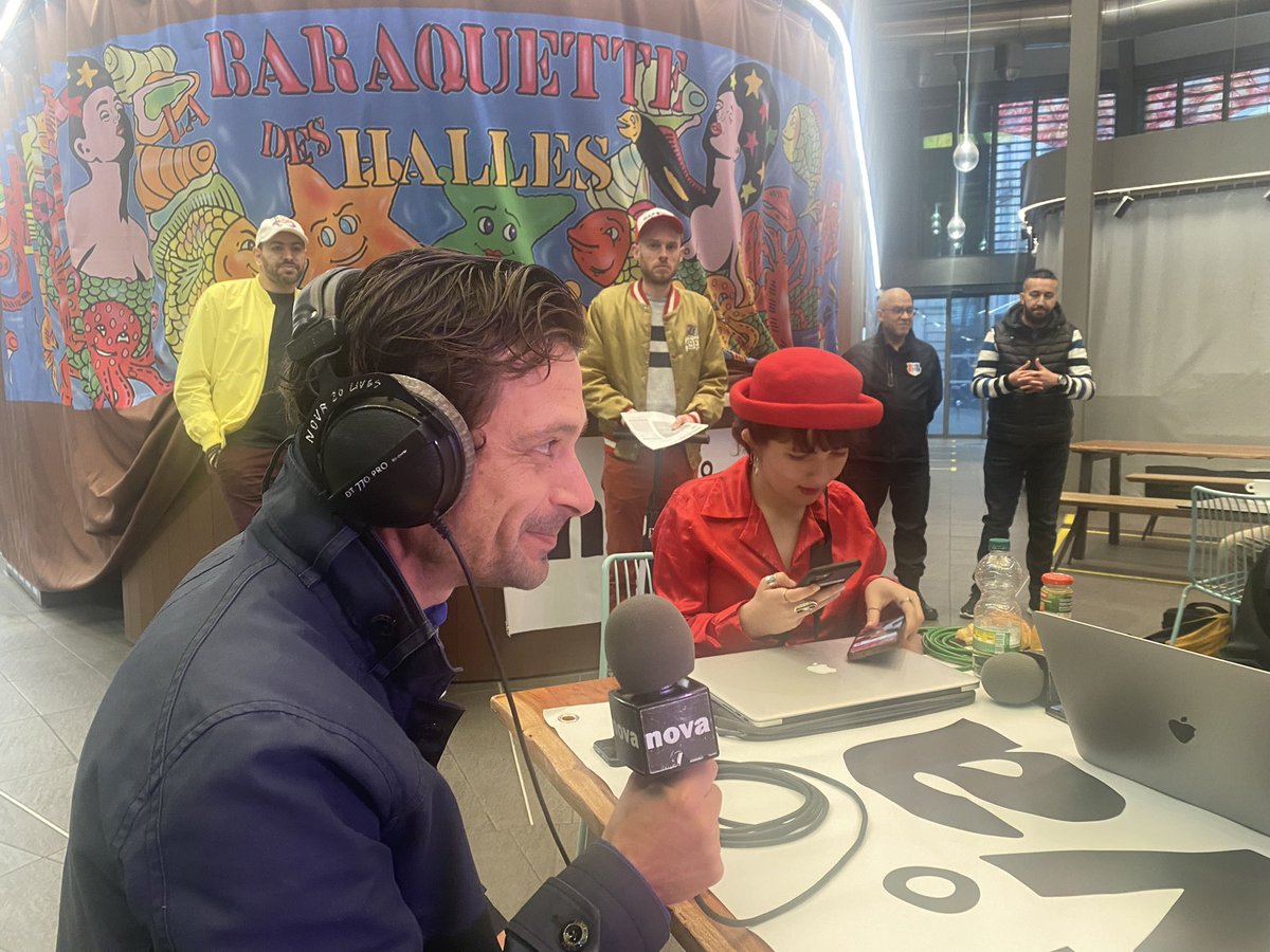 MDelafosse's tweet photo. Ce matin dès 7h10 on parle de #Montpellier capitale européenne de la culture 2028 sur Radio Nova 92.4 avec Nicolas Dubourg directeur artistique, en direct des Halles Laissac. @laRadioNova https://t.co/3pKapG2e9I