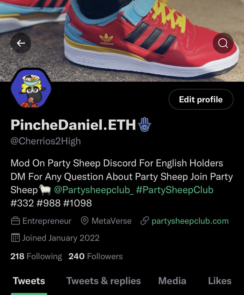 Cherrios2High's tweet photo. Follow Me Or DM For Any Question About Party Sheep Club Or About The Project🥳 Come Join The Community And Let’s Party Together🎉🎊🐑
@PartySheepClub_ @SamNFTspace 
#partysheepclub #joinpatysheep #sheepfollowsheep #partynight #partylife #NFTCommunity #NFTProject https://t.co/VVDCdtMKnP