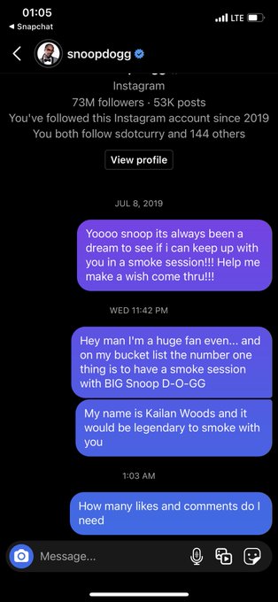 @SnoopDogg  how many likes for my dream to come true? https://t.co/b6Nvlz45OS<a class="tags" target="_blank" title="On Twitter" href="/?out=eyJ0eXAiOiJKV1QiLCJhbGciOiJIUzUxMiJ9.eyJpYXQiOjE3MjYxNzI1MTUsImlzcyI6InR3cG9ybnN0YXJzLmNvbSIsIm5iZiI6MTcyNjE3MjUxNSwiZXhwIjoxNzU3NzA4NTE1LCJyZWRpcmVjdF91cmwiOiJodHRwczovL3R3aXR0ZXIuY29tL1Nub29wRG9nZyJ9.VdVi5GSPUN_KQfcY42DgputnPnpbX-Hd6HIiNDK7EjDkds_LPUwhE37CJpdsdmF7fhzC0Oxpw1ja8VO6Hh2kPQ">@SnoopDogg</a><a href="/tag/newprofilepic"class="tags"><span>#newprofilepic</span></a>