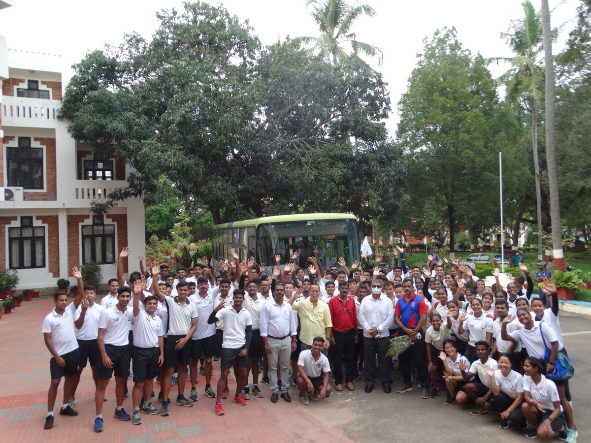 SAITrivandrum's tweet photo. #Photobus - "The History of #KeralaSports " reached at @Media_SAI LNCPE as part of the Kerala Games 2022 organized by Kerala Olympic Association
@DGSAI @drgkishore2008 @sports_kerala https://t.co/aybalSxT0w