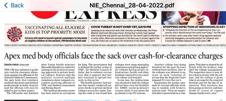 NMMTA_Assn's tweet photo. If #MedicalEducation in India has to improve, unethical &amp; illegal practices must stop, not targeting the qualified medical MSc/PhD teachers. @NMC_IND @MoHFW_INDIA @mansukhmandviya @OfficeOf_MM @NITIAayog https://t.co/kvQ2BR91yH