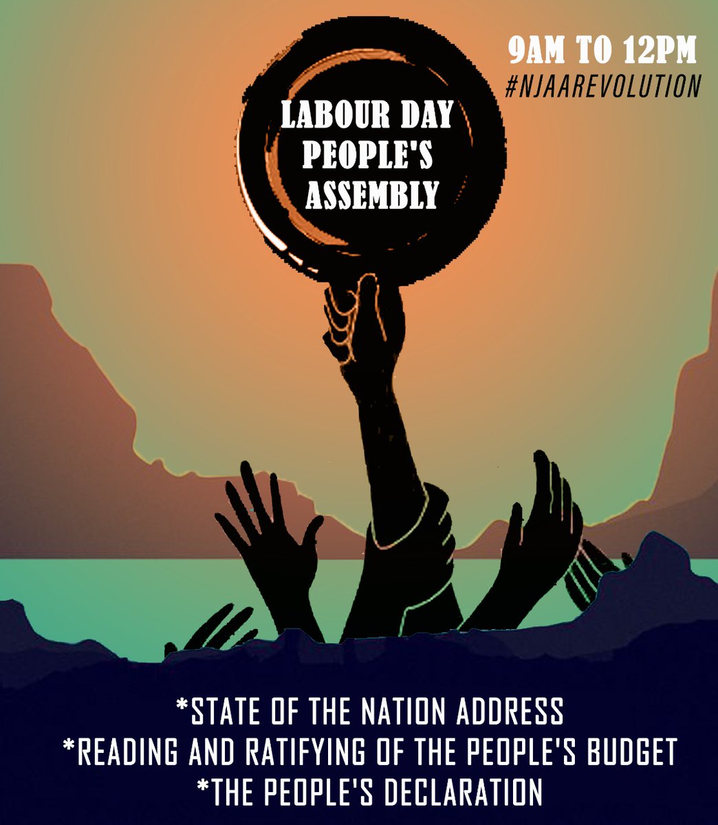 Join us this May Day as we make the People's Declaration. Our dignity is our right! #NjaaRevolution #LowerFoodPrices