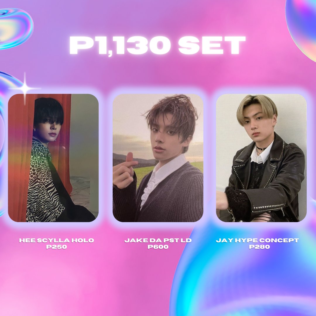 sentwt_0723's tweet photo. [SENTWT]

✓ ENHYPEN SET ₱1,130
⤷onhand
⤷can do 3 days reservation
⤷can do down payment (gcash only)
⤷mod: flash express/sco
⤷FREE PF

#sentwtsells
#sentwtbentables
@ENHYPENMARKETPH
𖥻 wts lfb enhypen jay hype concept heeseung scylla holo jake da pst ld ph DD DA https://t.co/s6Qkn8jpXB