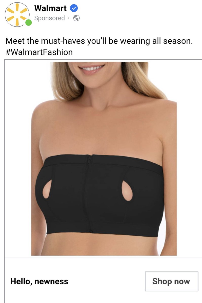 itswafflebitz's tweet photo. @Walmart Um... Did nobody think this design looked... Interesting?

#fashion https://t.co/xlZ5d1wT2y