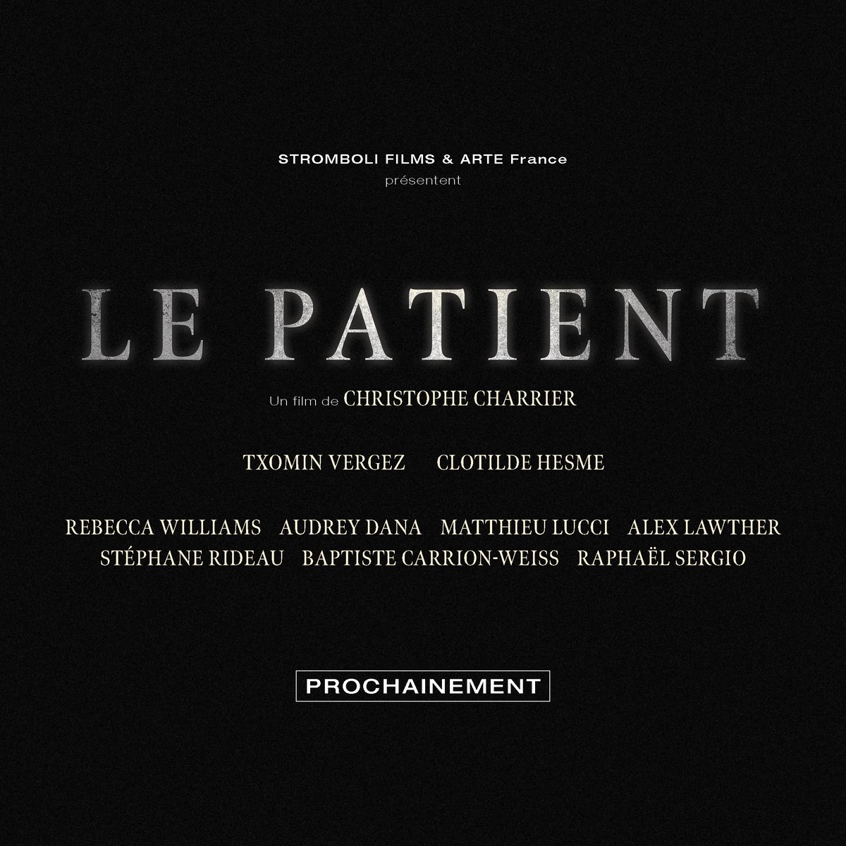 chris_charrier1's tweet photo. LE PATIENT 
Première image 
Prochainement @ARTEfr 
#lepatient https://t.co/f8jCbLkDKS