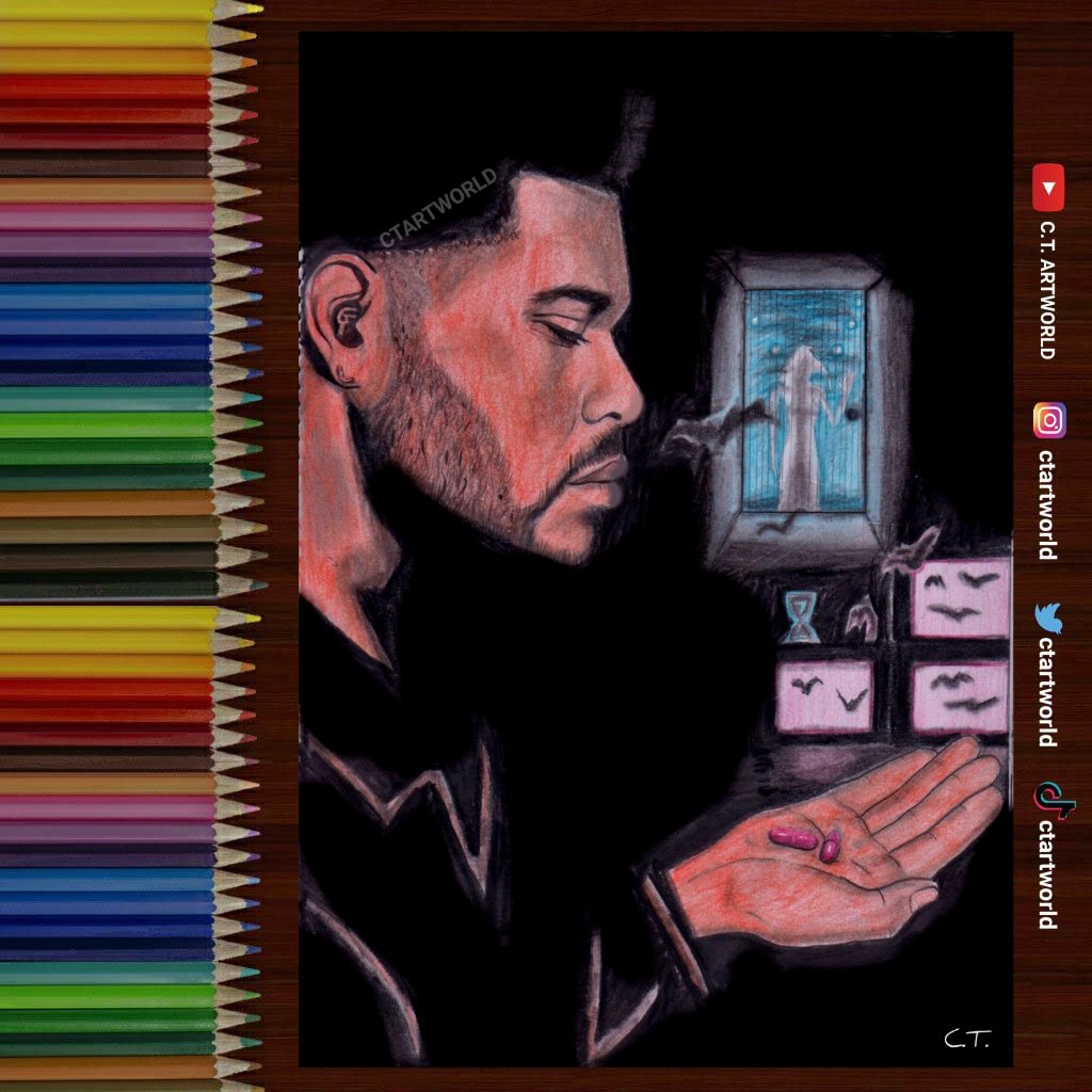 ( youtu.be/1TGuzwv73vk )
《My dear Melancholy 》📀🦇📺
What's your favorite track on the EP?🤔
_
_
_
_
_
_
#CTARTWORLD #theweeknd #mydearmelancholy #theweekndart #theweeknddrawing #mydearmelancholyart #music #xo #xotwod #abeltesfaye #artwork #drawing #portrait #artistontwitter
