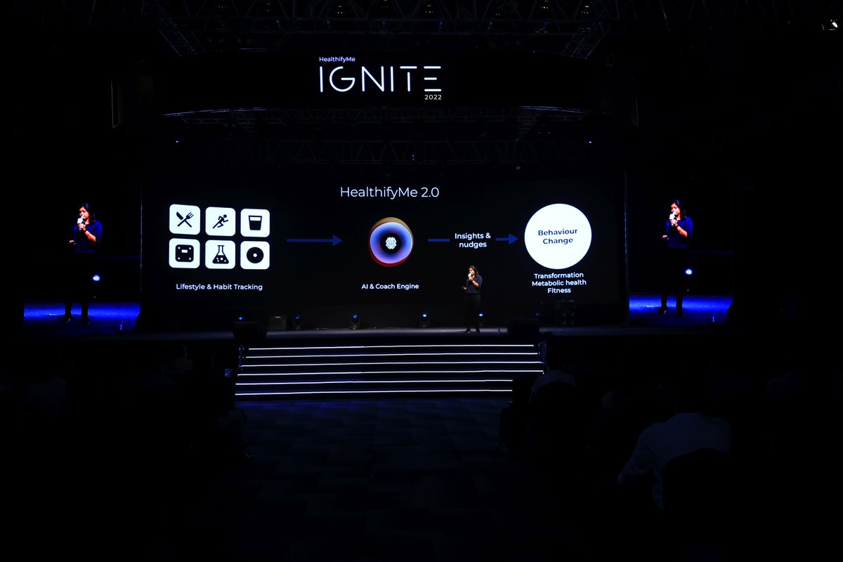 healthifyme's tweet photo. It's been a week and we still can't have enough of the celebrations from #HealthifyMe's 10th annual event, #Ignite2022 ⚡
A power-packed event with lots of surprises &amp; exciting revelations 😎

Click here to take a look: https://t.co/U0wFIpys1b https://t.co/AIyPIGjMCY