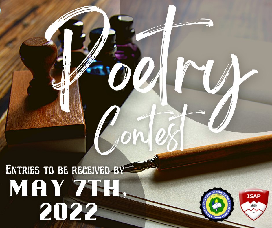 MCNP_ISAP's tweet photo. #JoinNow | 📣 Call for Mighty Poets 📣

In celebration of the #NationalPoetryMonth, the MCNP-ISAP libraries invite you to share your talent and participate in this Poetry Contest! https://t.co/zwTq1hYO1P
