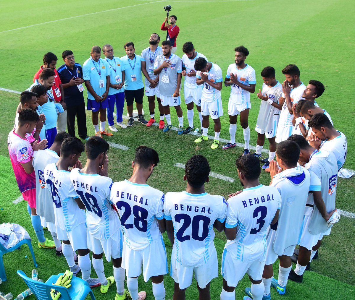 mohunbagansg's tweet photo. Wishing success to our boy Md Fardin Ali and team West Bengal as they take on Manipur in the Santosh Trophy semifinals later today! 🙌🏻

#ATKMohunBagan #JoyMohunBagan #AmraSobujMaroon https://t.co/jsEXhe22GH