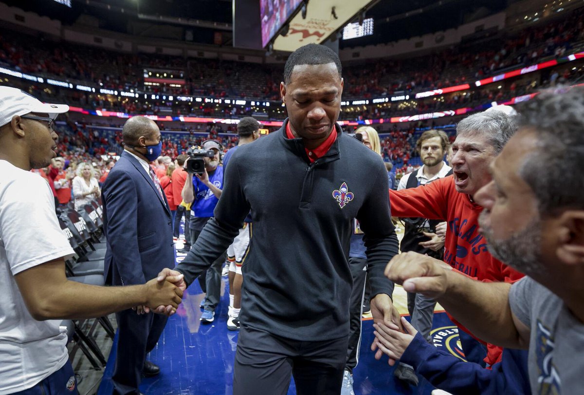 nicarm7's tweet photo. This man and this team…start of something special. Beyond proud @PelicansNBA https://t.co/HQXvfucUh4
