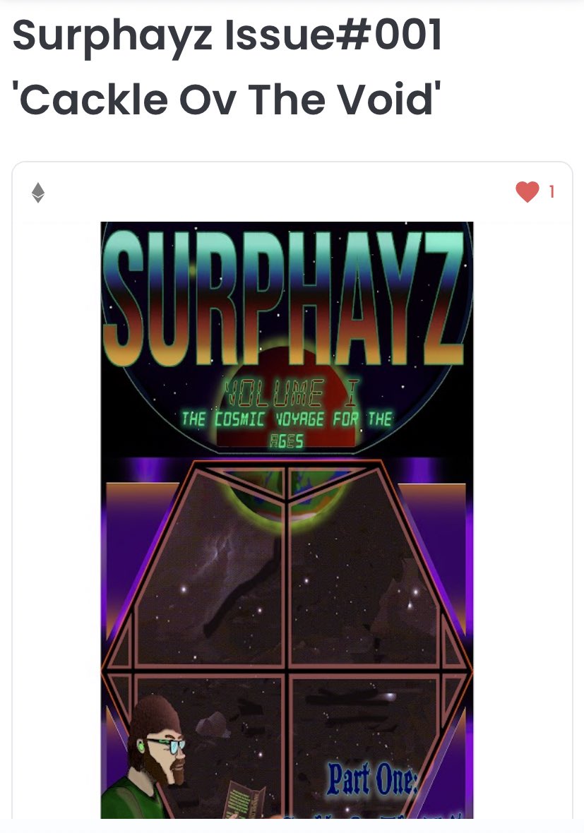 godchristonight's tweet photo. I’m selling a 1/1 copy of my comic @Surphayzeth and you can read the whole thing right here in this 🧨🧵. I would love to get an offer onnit, i minted this almost a year ago, gonna have a pivot concept very soon which will begin The Surphayz Chronicle. #ALLPROLOGUE Links Below: https://t.co/vzb7Nl5SFp