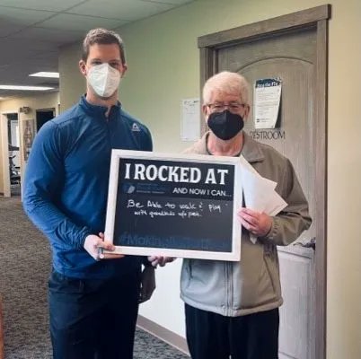Greg came to #PT after a fall causing a quad tendon rupture. Now 3.5 months after surgery, Greg is able to walk and play with his grandchildren without #pain or #weakness! 

We are so proud of his work ethic and determination!

#MakingBetterLives #RockedIt