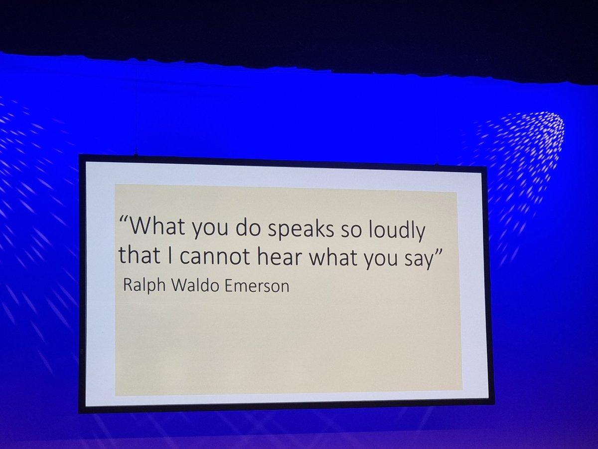 Great advice for our leaders.. we need to model what we want for our team #2022ASMSydney