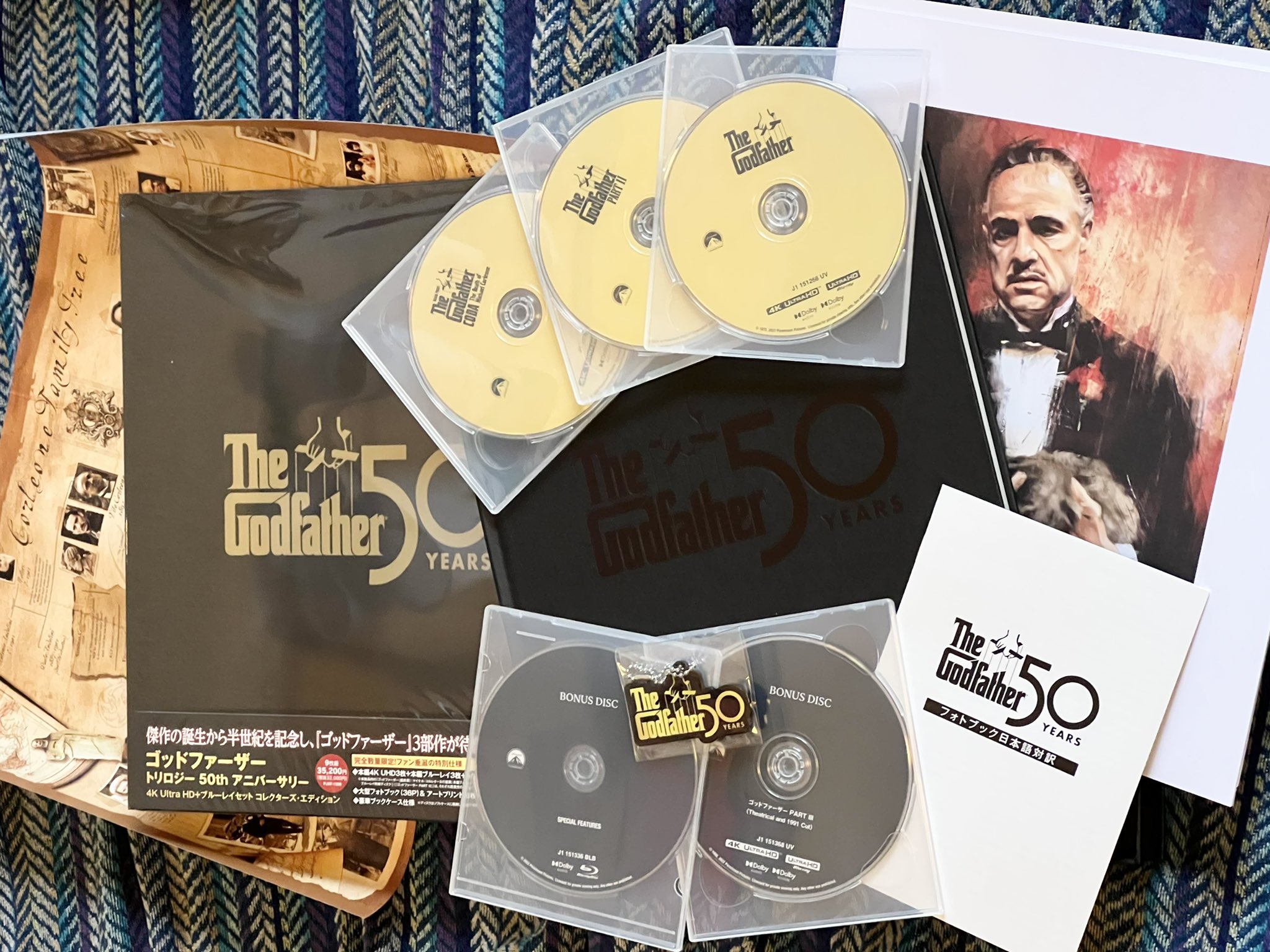 ゴッドファーザー トリロジー 50th アニバーサリー 4K Ultra HD+