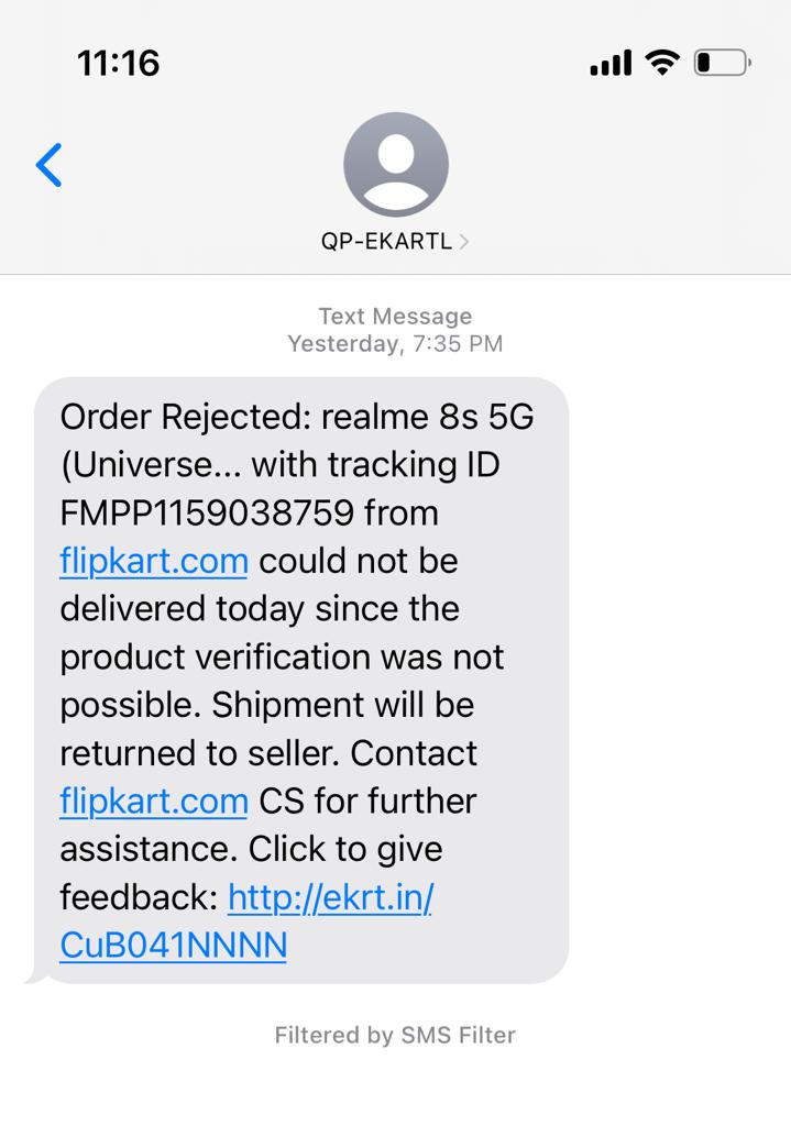 mukulkumar2012's tweet image. i have ordered a product from Flipkart and it was supposed to be delivered by 28 april .The delivery boy and i requested for open box delivery but he denied and his misbehave and daid that this will not be delivered and i am getting this returned .