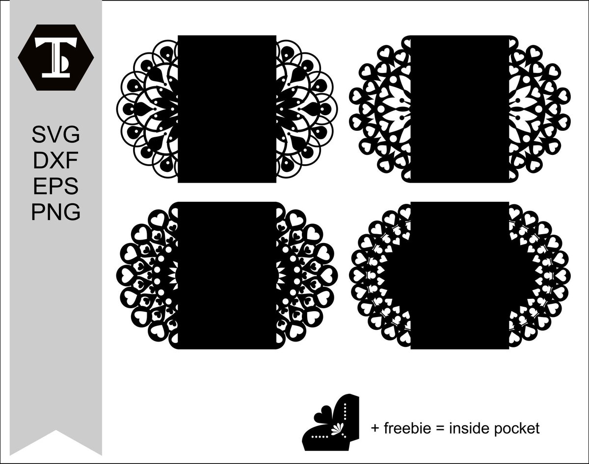 DTincika's tweet photo. Excited to share the latest addition to my #etsy shop: Lace card folder SVG DXF eps png templates, foldable card cut files + free inside pocket for gift card holder https://t.co/1a7OxNZVoF  #wedding #mothersday #cardsvg #template https://t.co/JaYphHKLvc