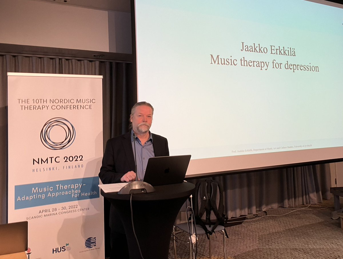 phtoiviainen's tweet photo. Keynote by @erkkila_jaakko at @NMTC2021 just about to start. @MusicPsychJYU @CoE_MMBB https://t.co/c5Oq1Hlgya