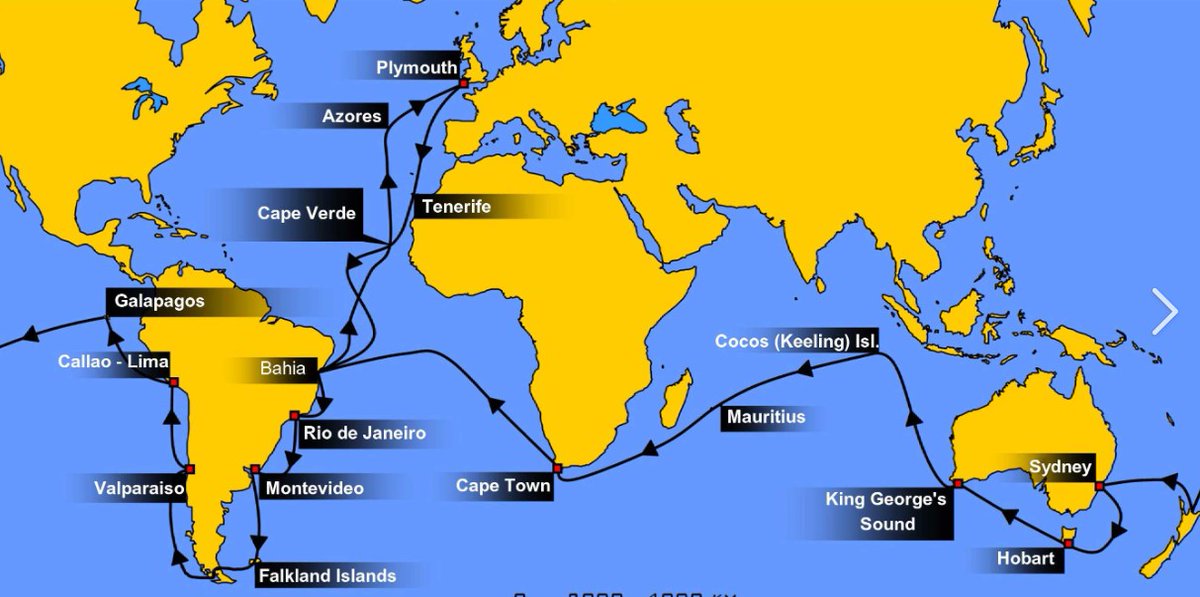 Observations made durng a sea voyage -H.M.S. Beagle round the world, Charles Darwin concluded existing living frms share similarities 2 varying degrees but also with life forms existed millis of years ago.#FridayMotivation #fridaymorning #AI #Biology #Science #NEET2022 #NEET2023