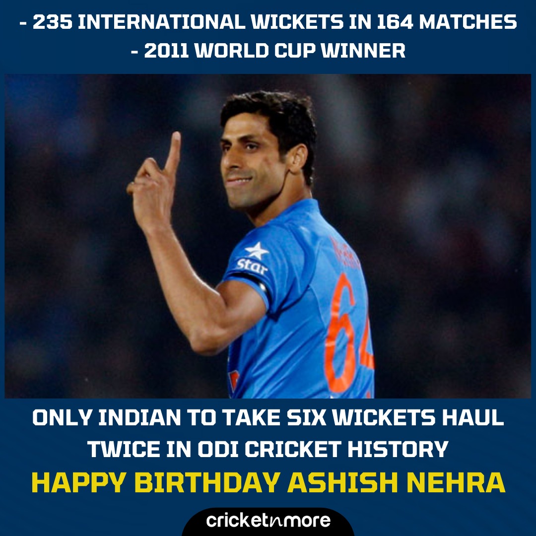 Happy Birthday, Ashish Nehra!
.
.    