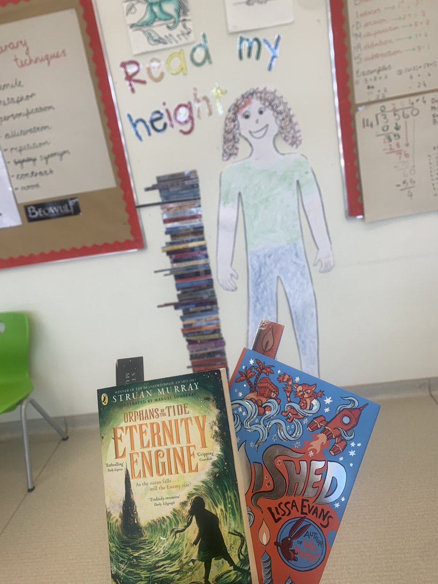 Ms_CWilliams_'s tweet image. Not long left to #readmyheight and I’m very excited about my next two books, which I will be reading in Kathmandu of all places! @LissaKEvans @Struan_Murray Thanks to @HISchoolLibrary and @MrStenKS2 for the recommendations, and @Parky_teaches for the original inspiration ✨ 📚