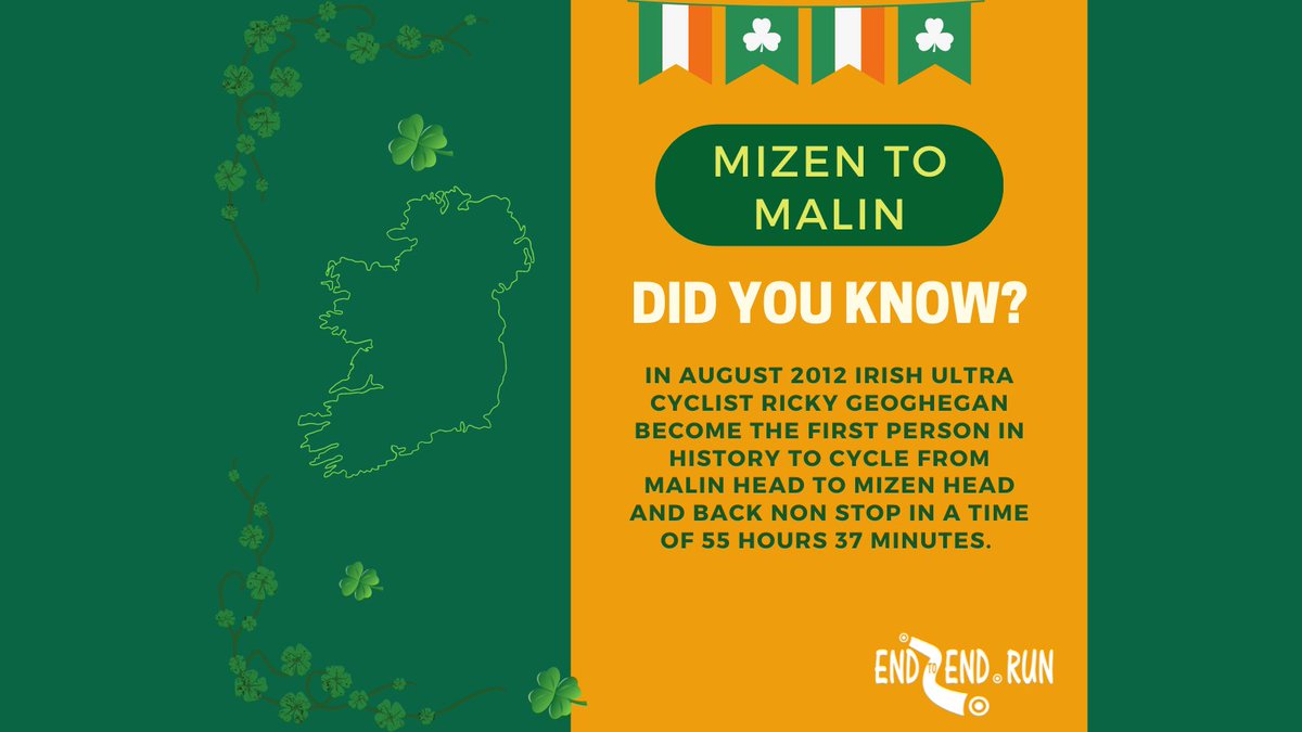 runendtoend's tweet photo. Set your own personal record in our Mizen to Malin virtual challenge that stretches for 360 miles of magnificent surroundings, from the most southern part of Ireland all the way to the very tip of the headland.

https://t.co/leBNJilBwN

#VirtualChallenges #RunWalkCycle #endtoend https://t.co/4CVXdhU4YC