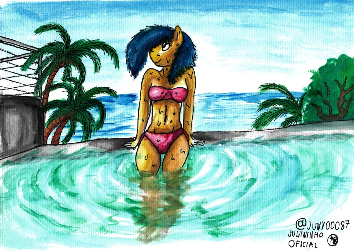 juny00087's tweet photo. juninho on pool, studies for background and painting.
my art and the photo used.
#MLPFiM #mlpoc #brony #Anthro #art_study #furryartwork #furryfandom #traditionalart #watercolor
#mlpart https://t.co/gG3eDNlZOe
