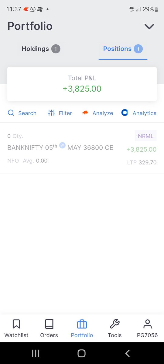 cprbnftrader's tweet image. #cprtrader #bnftrader #pivotboss

Started may series with positive note April series was tough but managed to save capital let&apos;s see what May gives now