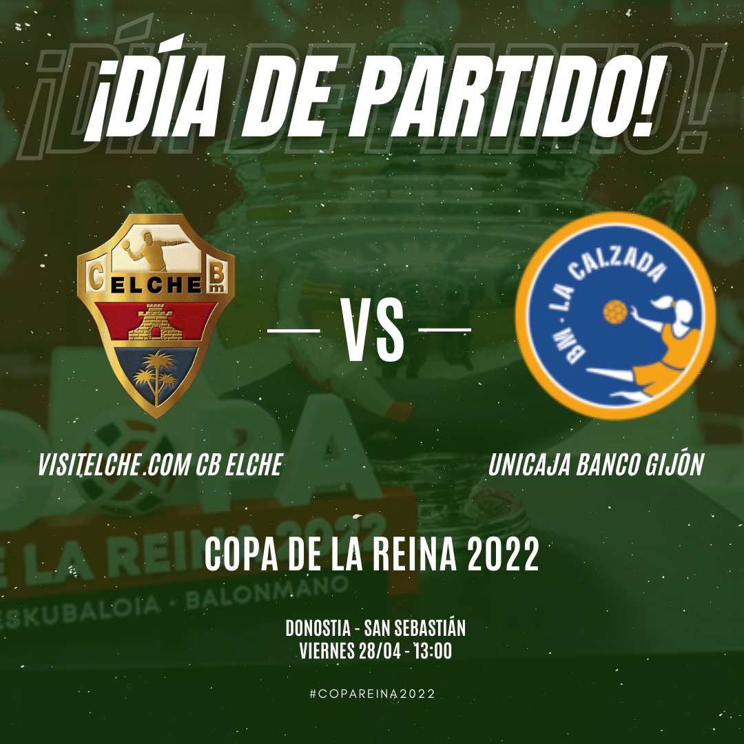 cbm_elche's tweet photo. 🔥 ¡DÍA DE @CopadelaReina22 ! 🔥

🆚 @CBLaCalzada 

⌚ 13:00
🏟️ Donostia Arena Illumbe
🏆 Cuartos de final #CopaReina2022

📺 @rtveplay 

#QueremosSeguirHaciendoHistoria 
#LaCopaDeTodxs #MasCojonesQuePalmeras https://t.co/kNxx2uNEHu