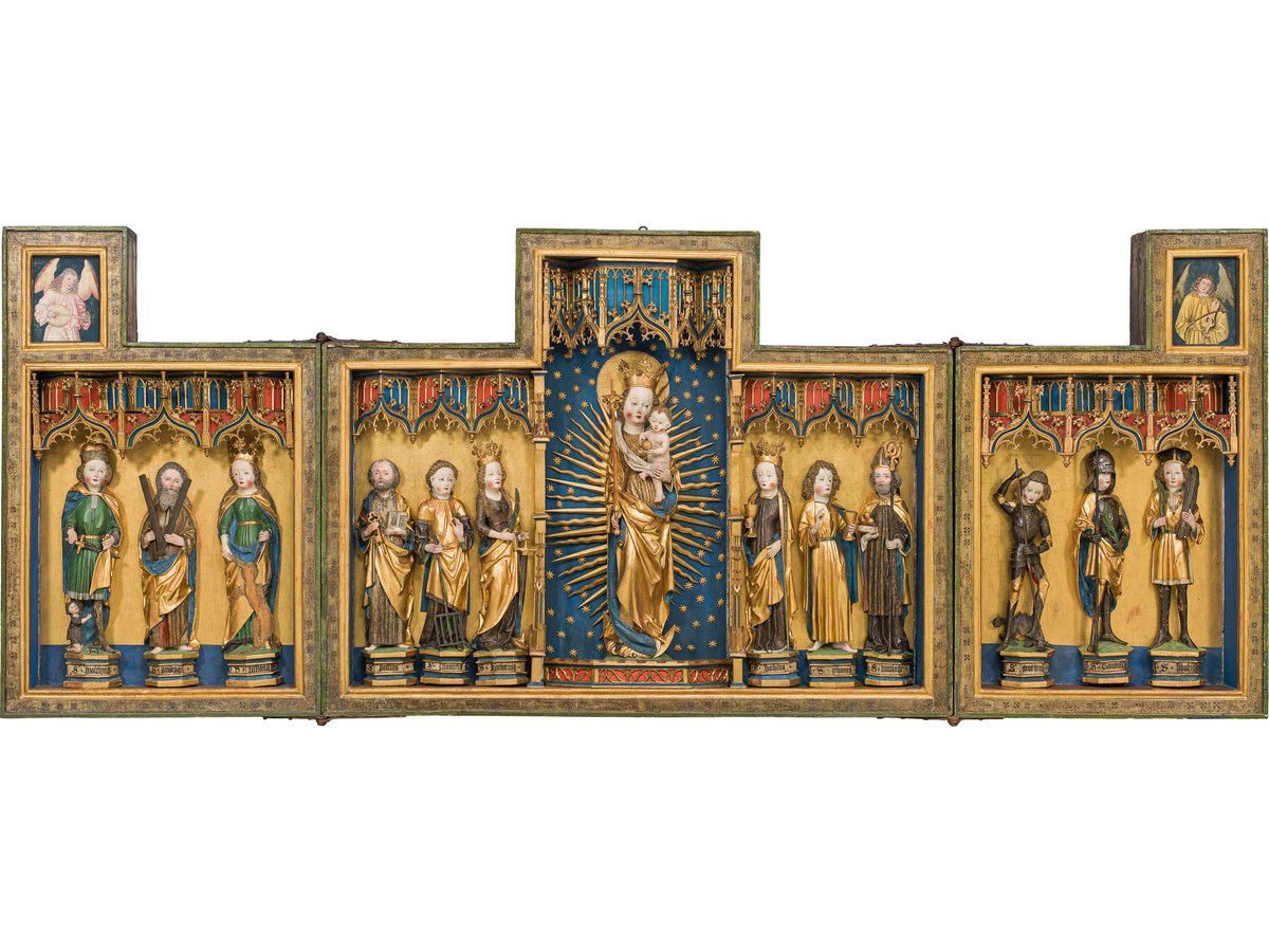 imkinsky's tweet photo. Der Star der Antiquitätenauktionen war 2021 fraglos der Altar des Schwarzaer Meisters aus 1479, der sensationelle 640.000 Euro einbrachte. 

#auktionshaus #auctionhouse #artbusiness #artmarket #artinvienna #artlovers #artworks #artcollector #artcollectors https://t.co/OqkkwAUy41