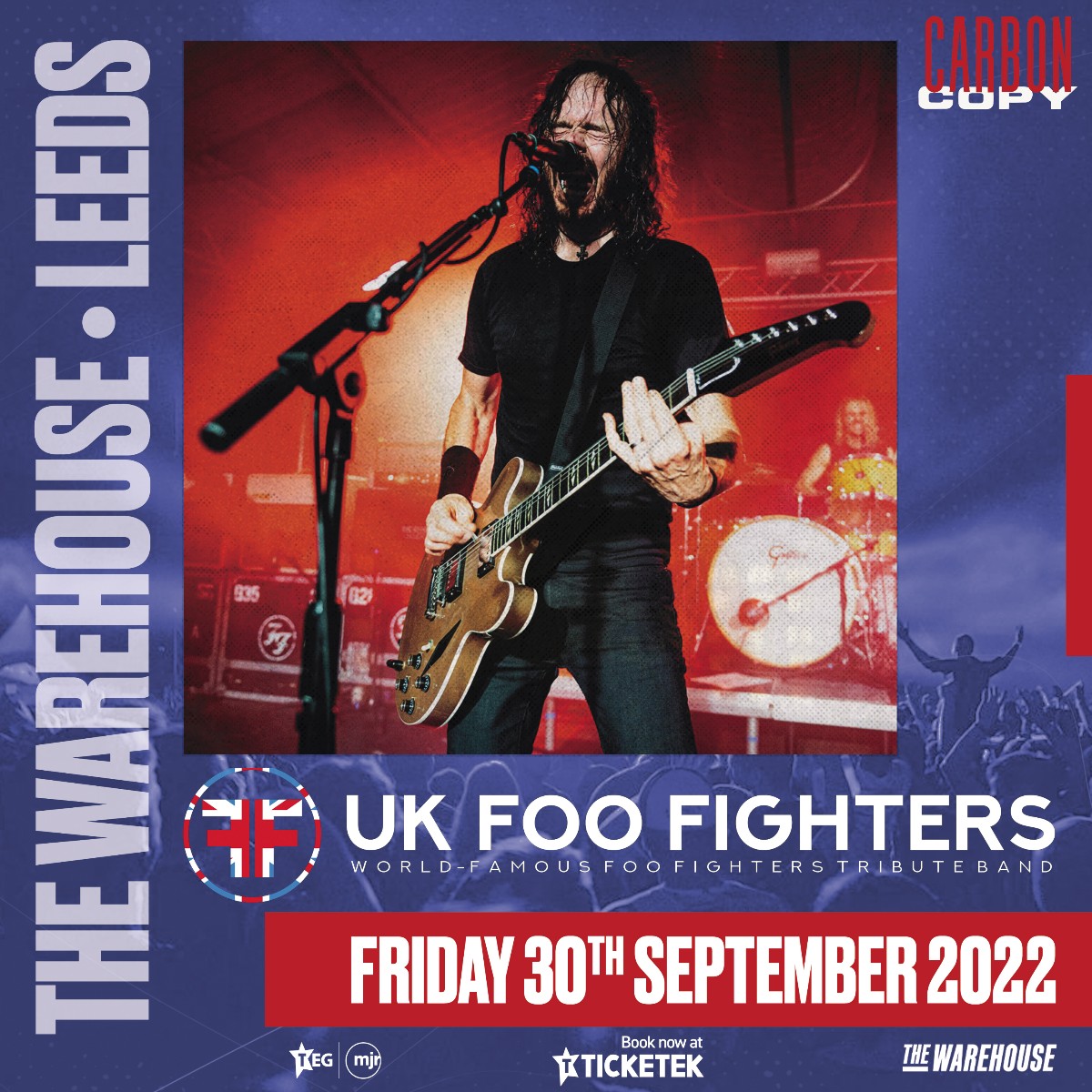 ON SALE NOW | The incredible UK Foo Fighters will be making a stop at Warehouse, Leeds on the 30th of September 2022. Don't miss out, get your tickets now ⏰ bit.ly/3wEwLdh