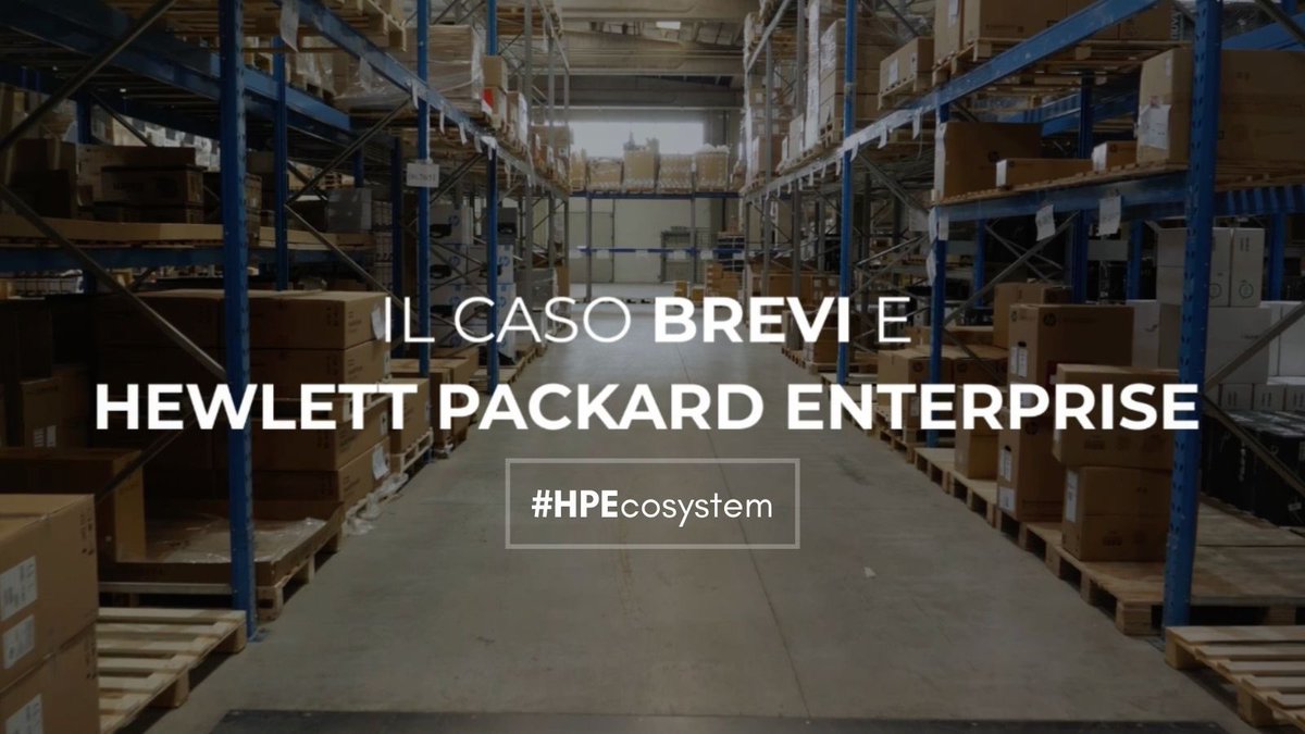 MilenaLazzaroni's tweet photo. «Così vinciamo la sfida della soluzione giusta al momento giusto» 🔝💪🏻

🔎Il caso #Brevi e @HPE_IT 
🤝La storia di una collaborazione da record nel nuovo appuntamento con #HPEcosystem, all'insegna di #innovazione digitale.

📌 https://t.co/r2sjeDOGqF 
 #DigitalTransformation AD https://t.co/xRG5ALmZ8w