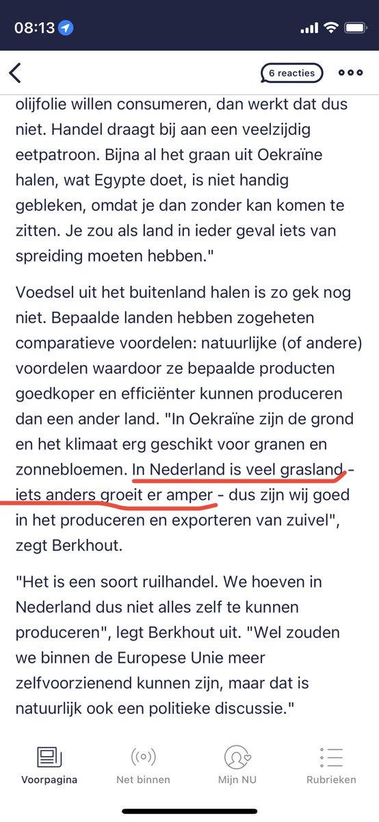 PetervandeMerwe's tweet photo. We hebben een florerende agrarische sector met een diversiteit aan gewassen. Maar volgens ⁦@NUnl⁩ groeit er amper iets anders als grasland … https://t.co/ZTV09MovYv