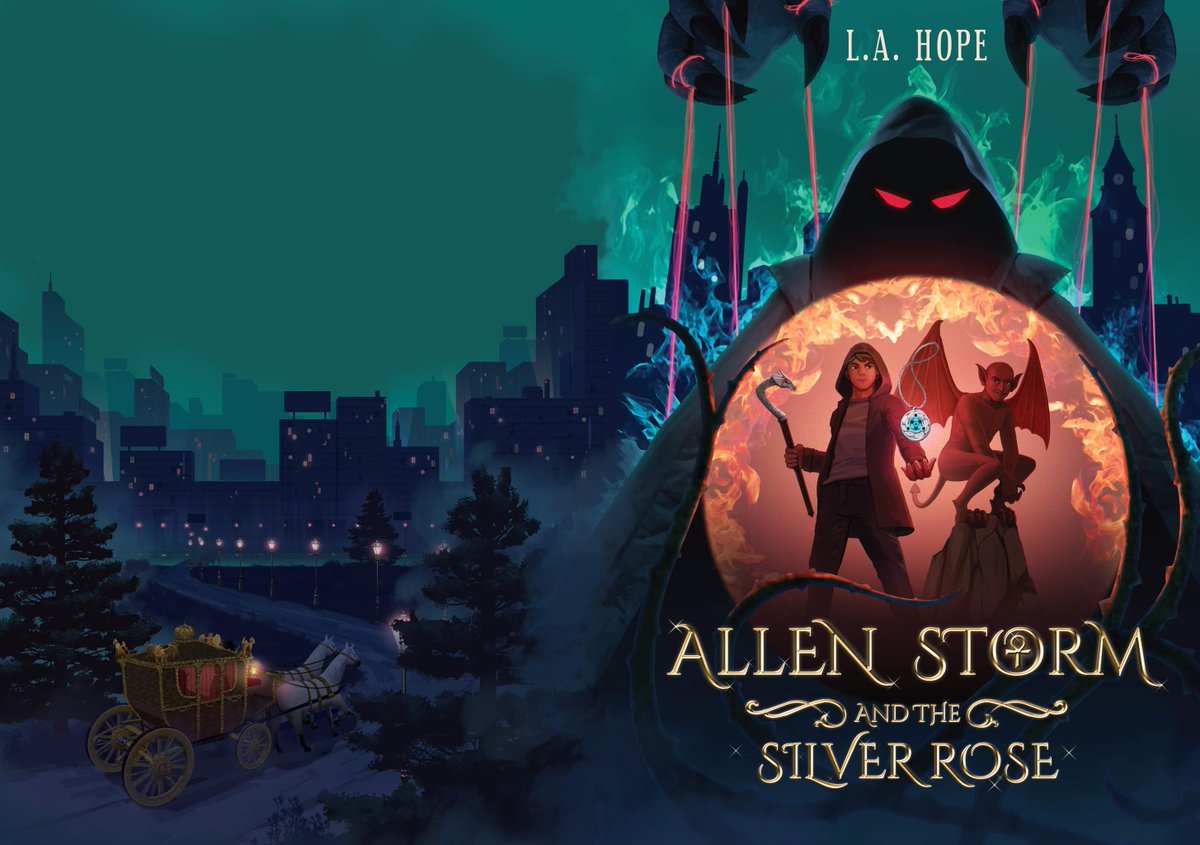 Front and back cover for the second book in my debut series is officially completed!! Let me know what you think. #HappyFriday #AllenStorm #SilverRose #WritingCommunity #Books #Reading #Fantasy #Mystery #YAFiction