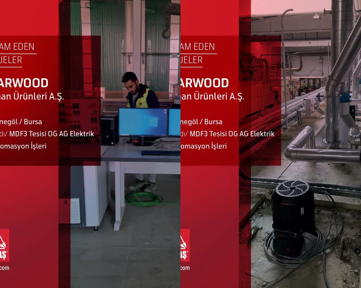 egd_as's tweet photo. STARWOOD Orman Ürünleri A.Ş.

Yer/İnegöl/Bursa
İşin Adı/MDF3 Tesisi OG AG Elektrik ve Otomasyon İşleri

#starwood #orman #ürün #yer #inegöl #bursa #iş #mdf3 #tesis #elektrik #otomasyon https://t.co/TTLJuVEoEk