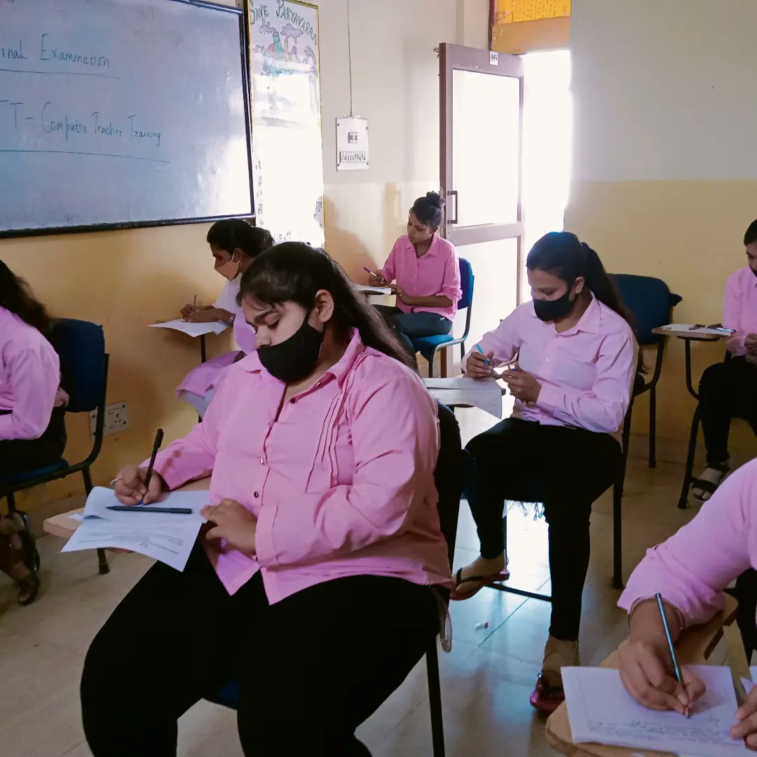 NimtHaridwar's tweet photo. CTT (Computer Teacher Training) Students
"During their Internal Examination"
โข
โข
#internalexam #ctt #computerteacher #computerteachertraining #cttcourse #nimtharidwar #nimtians #computereducation #regularcourse #nimt https://t.co/6SqSZYxuIM