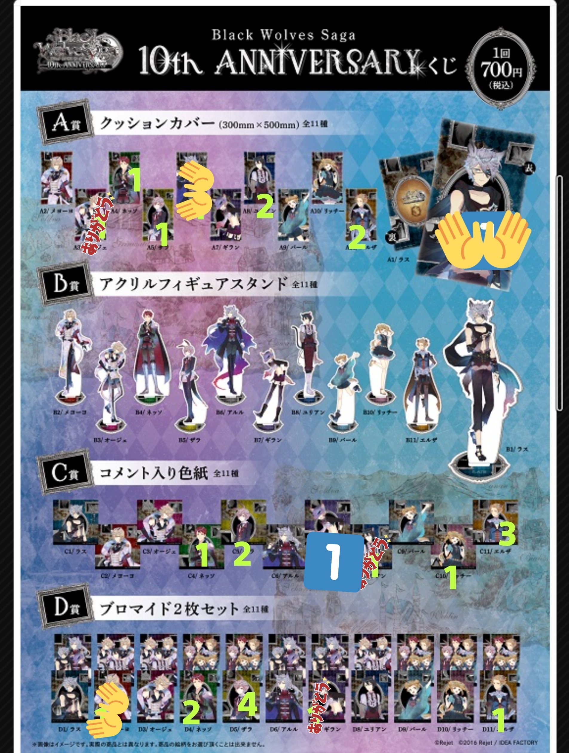 BLACK WOLVES SAGA くじ ブラウル クッション Rejet 大量 BLACK WOLVES SAGA くじ ブラウル クッション Rejet 大量 【公式通販】