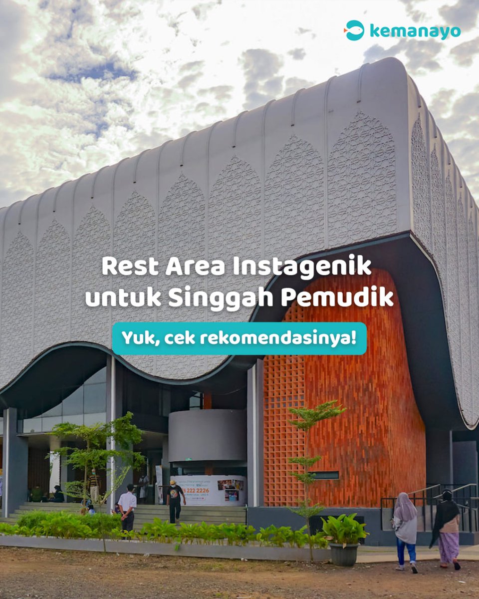 kemanayo's tweet photo. WAJIB MAMPIR: REKOMENDASI REST AREA ESTETIK SAAT #MUDIK! 🤩🚘

Selain buat istirahat sejenak saat perjalanan mudik, #SobatAyo juga bisa nikmatin beragam fasilitas mulai dari pom bensin, tempat ibadah, toilet, minimarket, hingga tempat kuliner. Cek di https://t.co/STxSknY4ht https://t.co/H5i4heXCZQ