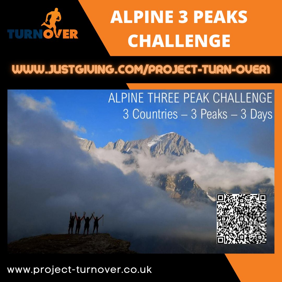 Are you looking to take on a challenge in 2022? Would you like to support a charity that works with some of the UKs most at risk young people?

Join the team and take part in our 3 Peaks Alpine Challenge.

project-turnover.co.uk/event/project-…

#fundraising #charity #challenge #trek