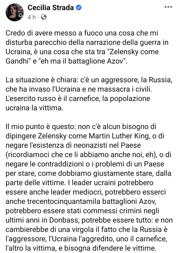 Chiara, logica, razionale.
Brava @cecilia_strada