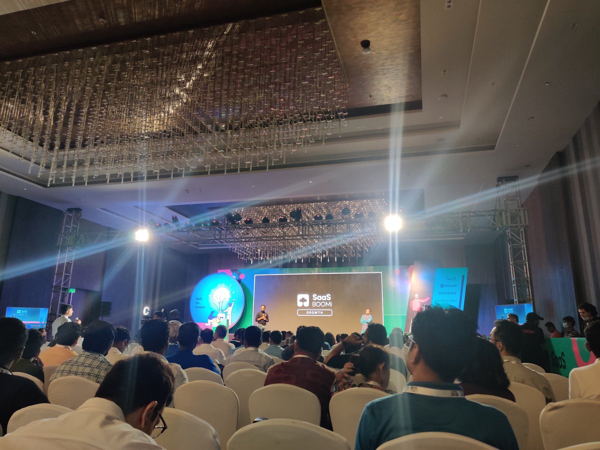 appseconnect's tweet photo. #SaaSBoomi Growth 2022 has been a great success! Our founder and leaders attended the 2-day event held IRL in Sheraton Grand Chennai and was elated to be in a room together with the brightest minds in #SaaS and have this great learning opportunity.
#saasboomigrowth #sbgrowth https://t.co/PusvA2ZIOX