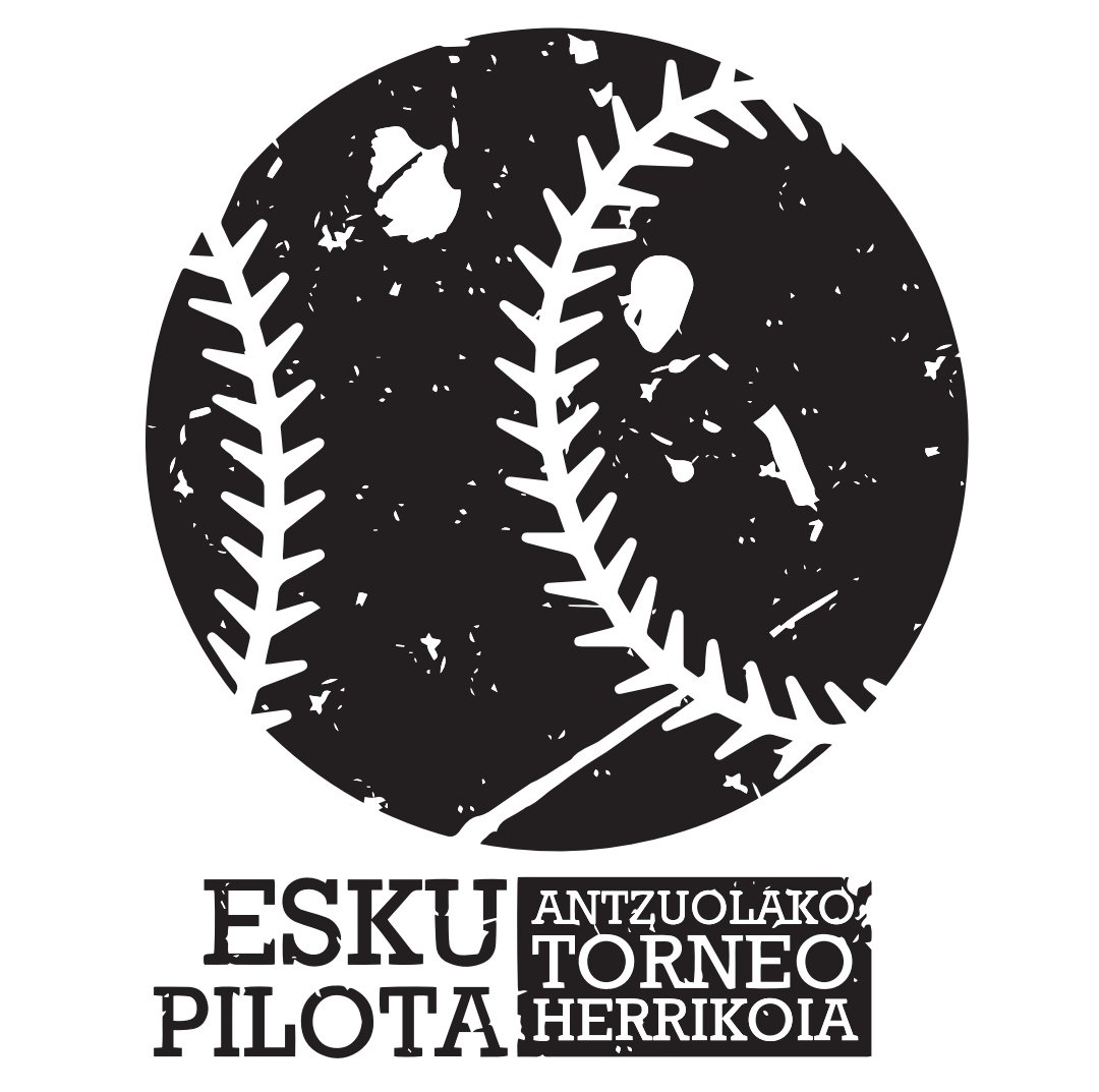 Eskeinitako laguntza guztiarengatik, eskerrik asko egile den Oier Peñagarikanori.
Txapelketa herrikoiaren logoa ondorengo izango da: 
#Antzuola #Pilota #TxapelketaHerrikoia