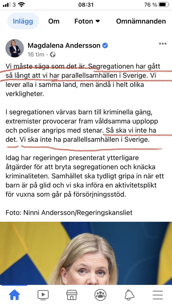 PolskaMandeen's tweet image. Har Magdalena Andersson varit i djup dvala de senaste 30 åren? Flera har varnat men speciellt ni från vänsterkanten har kallat segregationen för fin mångkultur och kallat de som varnat för rasister. Vart var dessa ”kloka” ord när Mauricio Rojas var före sin tid?