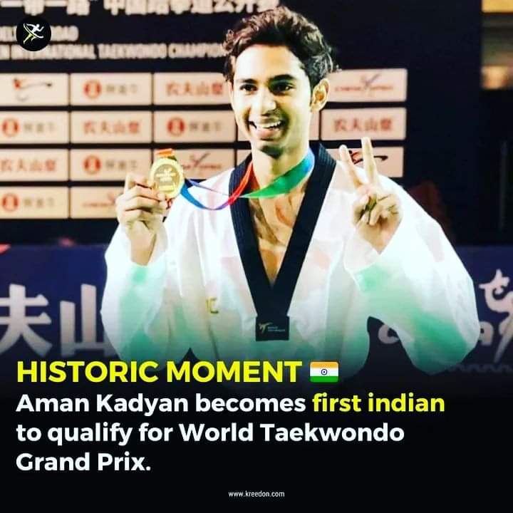 JATs_Land's tweet photo. Taekwondo star #AmanKadyan has become the first Indian 🇮🇳 to qualify for World #Taekwondo Grand Prix. June 3-5,22

Kadyan's achievements :
2018:🥉 WT President Cup Asian Region &amp; Israel Open
2019:🥈 WT President Cup in the Oceania Region
2019:🥇 Indian Open International
#जय_जाट https://t.co/FbZ8TjOUc5