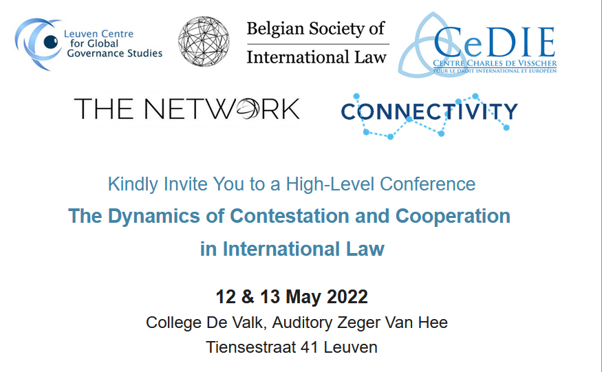LeuvenGGS's tweet image. 👉Registrations now open: Join the Conference

"The Dynamics of #Contestation &amp;amp; #Cooperation in #InternationalLaw" in different fields of global governance, incl. intl #trade law, #humanitarian law, #space law, and many more

🗓️12 &amp;amp; 13 May | Leuven

ℹ️mailchi.mp/ggs/ilconferen…