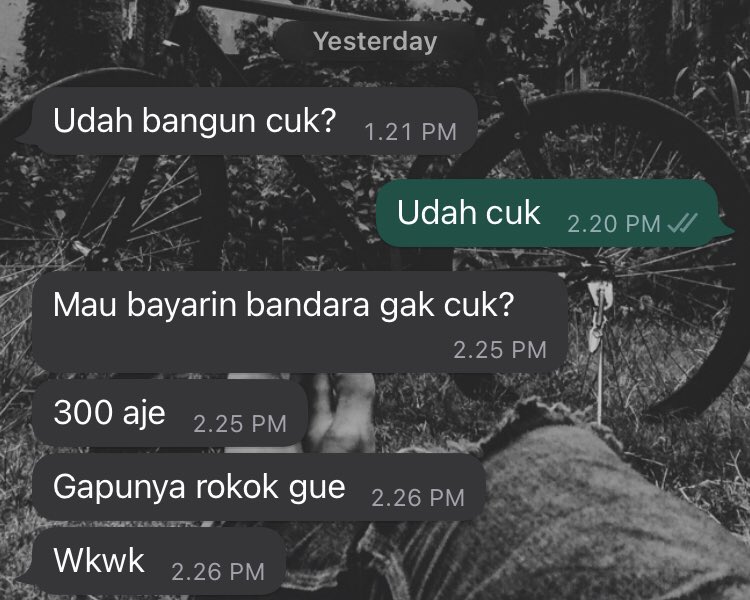 Tarjonn's tweet photo. Dampak dari orang yang dulunya iya iya aja, oke oke aja. Jadi banyak yang kurang ajar. Lama gak silaturahmi, sekalinya ngubungin kaya gini : https://t.co/akm2TEoR7j