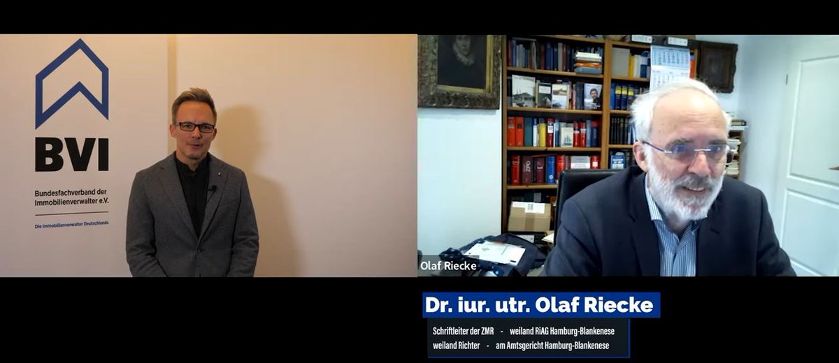🎥🎞️ In einer neuen Folge von #BVI-Nachgehakt! sprechen wir mit Dr. Olaf Riecke über bauliche Veränderungen und #Kostentragung nach dem #WEG. 🏘️ Lassen Sie sich diese Expertentipps nicht entgehen! Hier geht’s zum Video 👉 bit.ly/38vhSQe